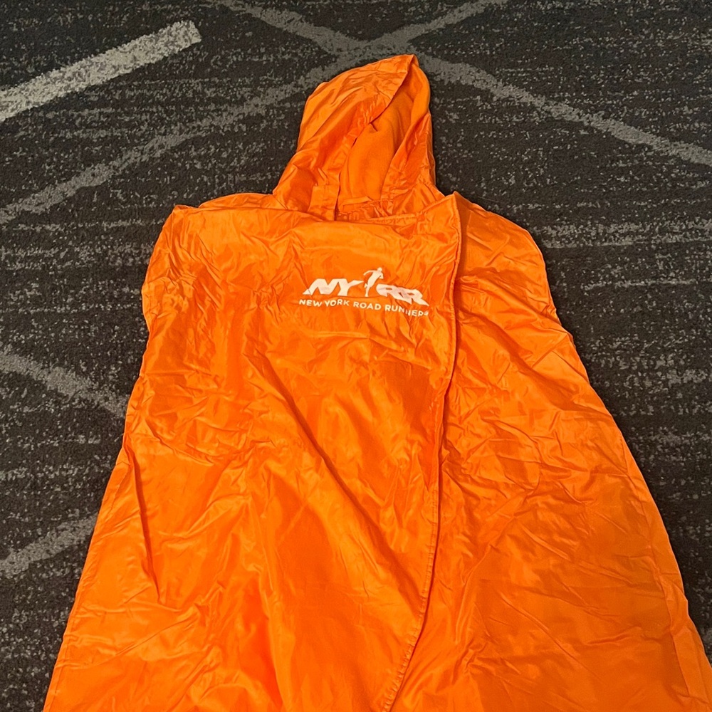 NYRR Orange Hooded Jacket